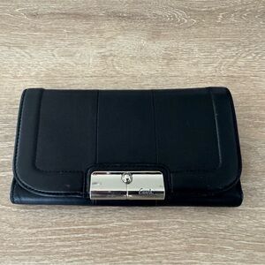 Coach Black Leather Wallet